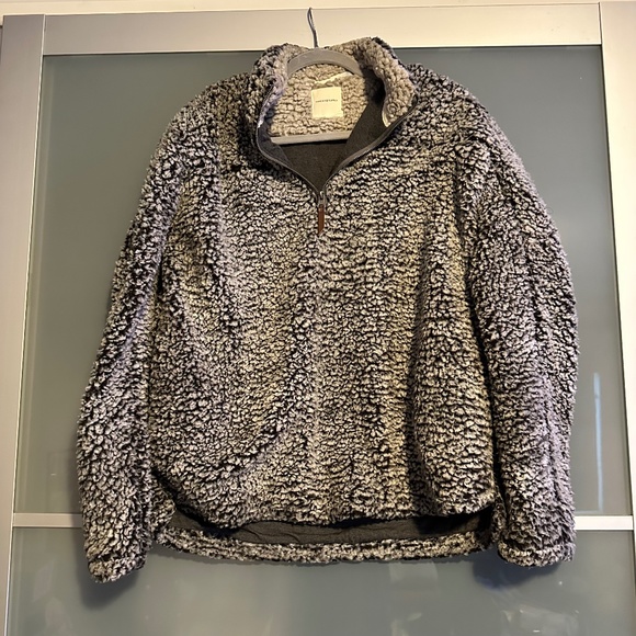 Thread & Supply Sherpa Pullover Zippered Jacket - Picture 1 of 5